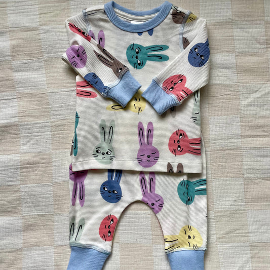 Waffle Aussie Cotton Bunny Set